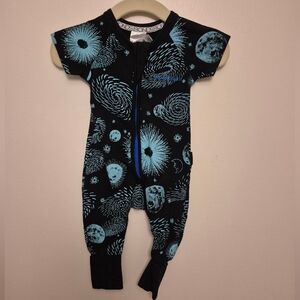 NB - Blue Galaxy Bonds Wondersuit Zippy